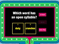 Find the Open Syllable (Wilson 5.3)