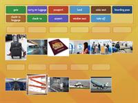 Match the words and pictures - airport vocabulary