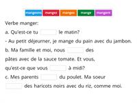 Manger, boire et prendre