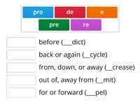 Open syllable prefixes