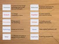 Percy Jackson Vocabulary Game