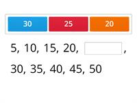 Skip Counting - 5's, 10s, 25s