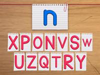 Find the Match: Uppercase - Lowercase Letters Nn to Zz