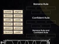 Banana and Confident Rule