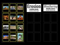 Erosion and Weathering Picture Sort