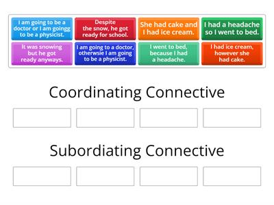 Subordinating Conjunctions - Teaching Resources