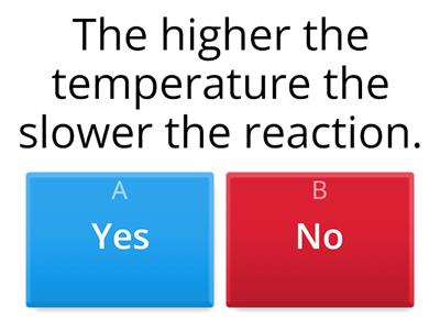 rates of reaction revision quiz
