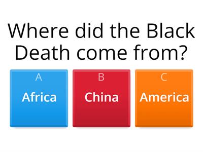Black Death quiz