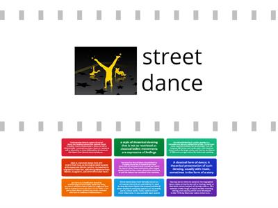 Dance Styles Word Wall