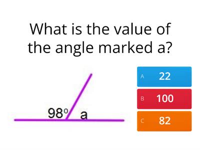 Angles of a straight line