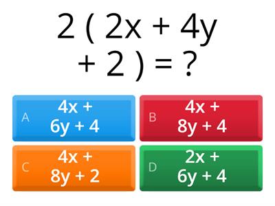 Algebra - Expanding single brackets - Foundation