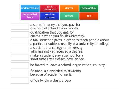 What do these words / collocations have in common ?