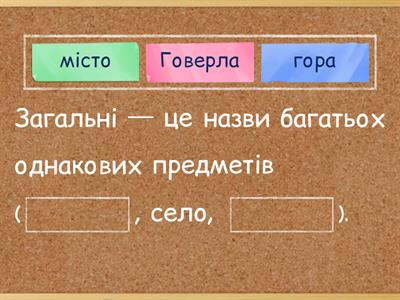 Загальна та власні іменники