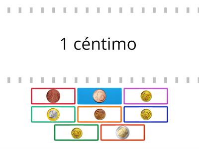 Monedas de euro y céntimo