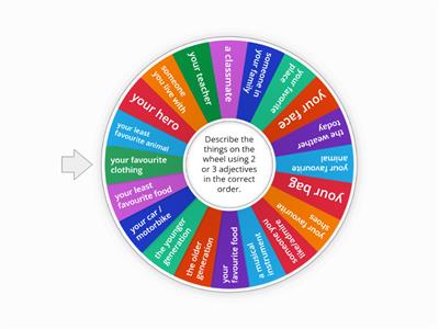 EC I3 M1 2B Describe with correct order of Adjectives