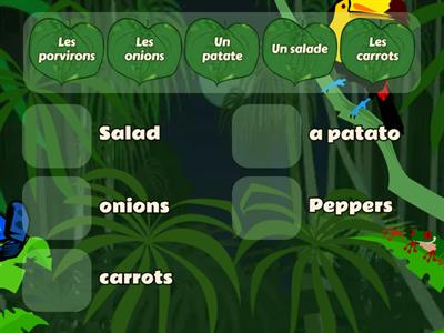 Les legumes en francais