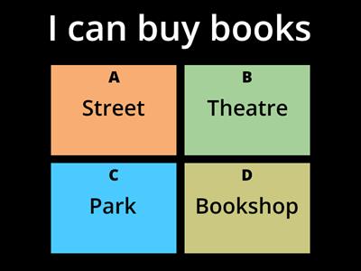 Shops -What can you do/buy? A2
