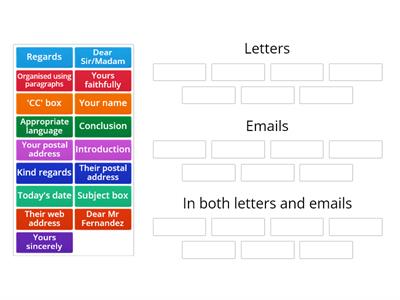 Letters and Emails 