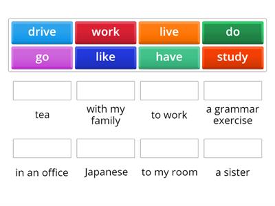 Verb phrases