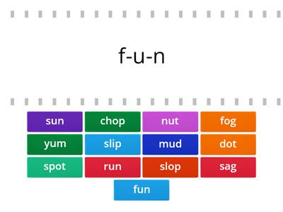 Year 2.3: Task 1 - Graphemes - identify letters that make a single sound