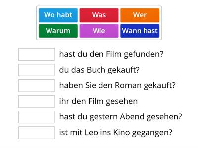 Stimmt 2 Kapitel 2.2 Questions in German