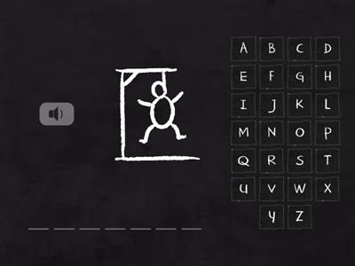 Spelling - Argument vocabulary - Hangman