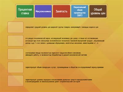 Макроэкономические термины их определения (To Match Macroeconomic Terms and Their Definitions) - 19.11.2022
