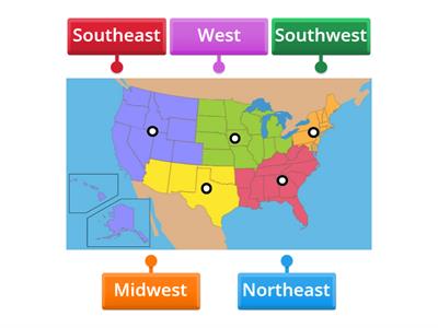 5 Regions of the USA