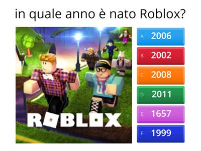 Roblox quiz