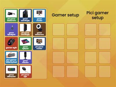 Gamer setup VS Pici gamer setup