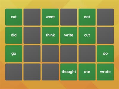 Irregular verbs