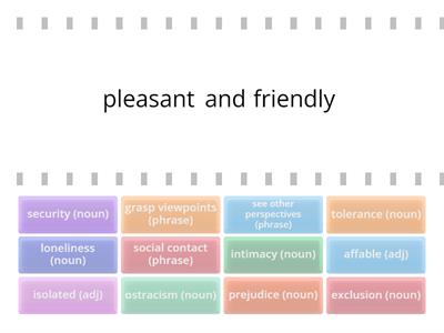 ADV Unit 7 - Relationships Vocabulary