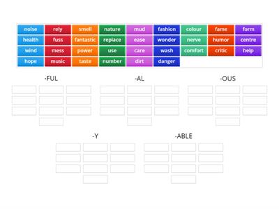 Adjective Suffixes Navigate Int 6.3