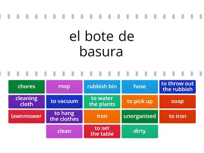 Vocabulario: Los quehaceres (Capítulo 8, Exploraciones léxicas 1, p.248)