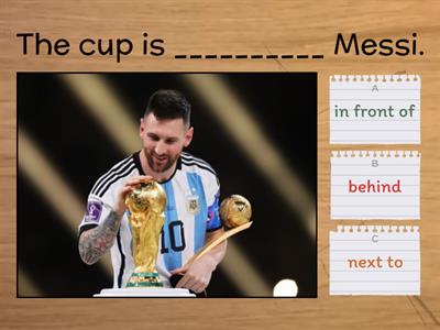 Prepositions - Argentina - World Cup 2022