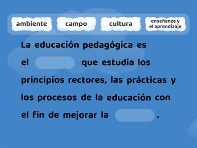 PEDAGOGÍA