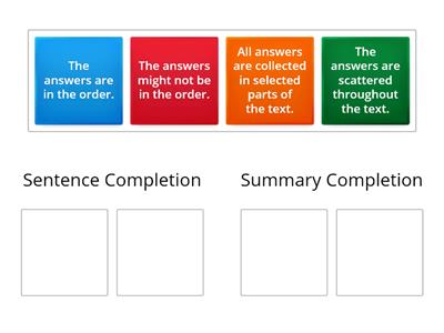 IELTS (Summary Completion)