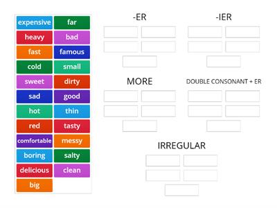  Comparatives