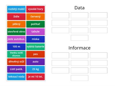 Data a informace