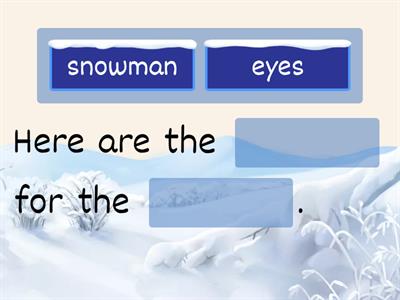 The Snowman (sentences)