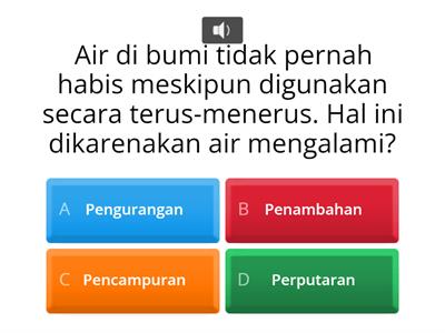 QUIZ SIKLUS HIDROLOGI