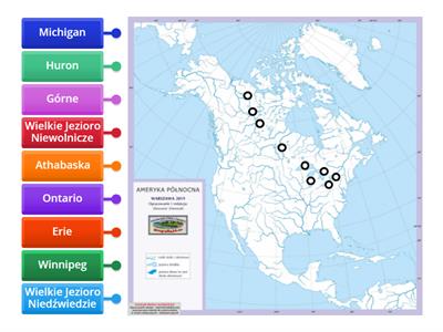 Ameryka Pólnocna - jeziora