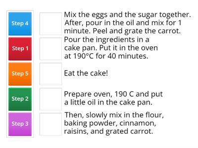 Order the Carrot Cake Recipe Instructions