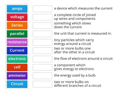 Electrical circuit match up