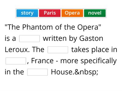 Phantom of the Opera - Chapter 1