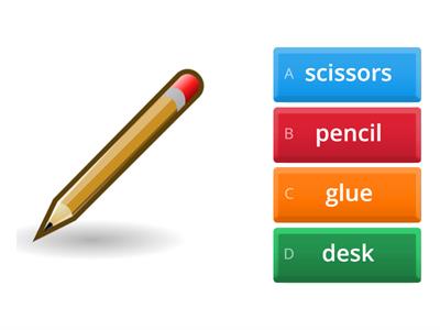  School supplies - vocabulary