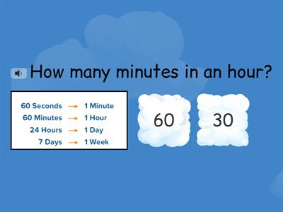 Seconds, Minutes, Hours (basic)