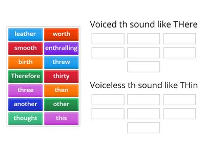 Which th- sound? Voiceless th- like THIN or voiced th- like THERE?