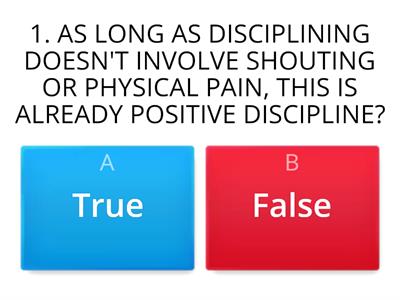 Pre-Test: Positive Discipline in Everyday Teaching