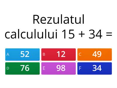 Adunarea și scăderea numerelor